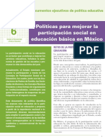 INEE-MX 2018 Doc Política Educativa 6 Participacion Social