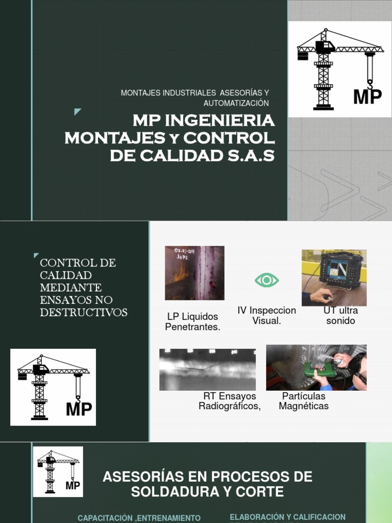 Control de Calidad en Montajes S.A.S. | PDF