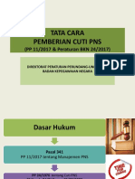 Tata Cara Pemberian Cuti