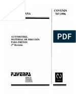 Covenin Materiales de Friccion PDF