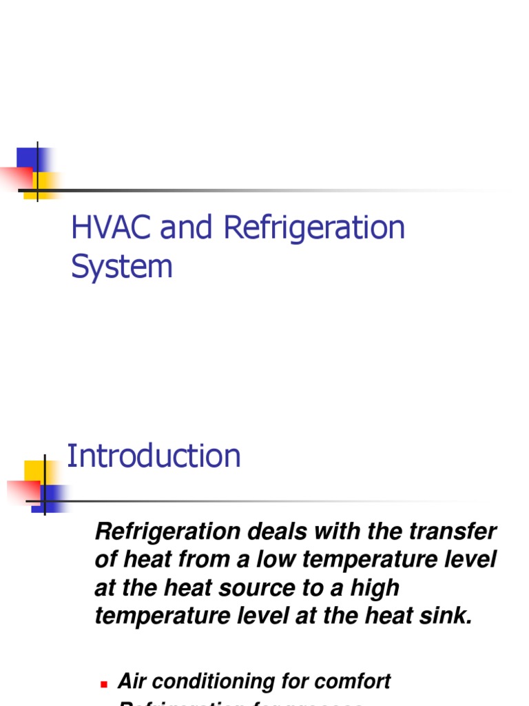 4.HVAC and Refrigeration System PDF Air Conditioning Refrigeration