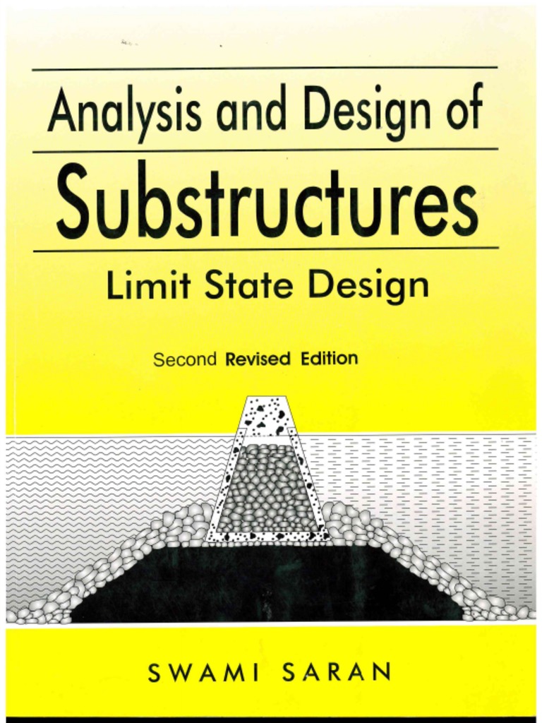 Analysis Design of Substructures by Swami Saran | PDF