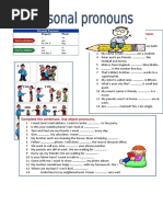 Personal Pronouns 58730