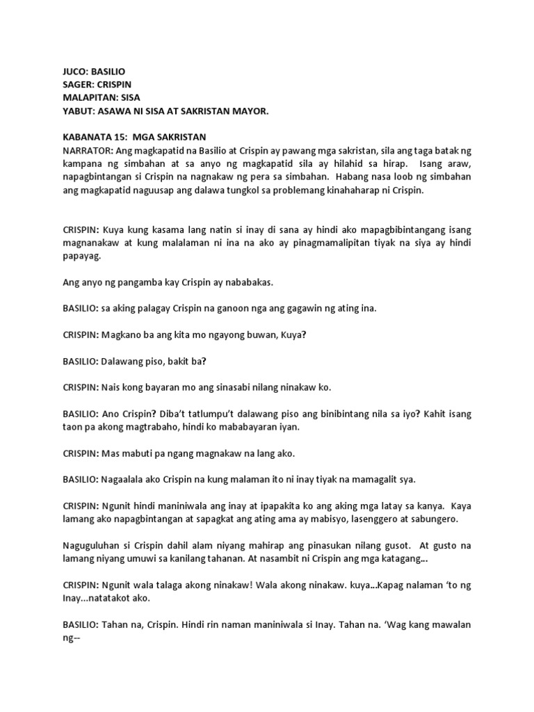 Noli Script | PDF