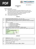 Grade-Viii: Mathematics FLT-2