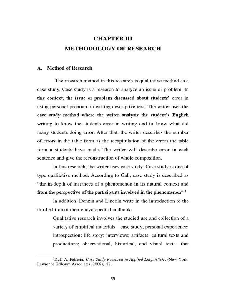 Chapter 3 PDF Case Study Qualitative Research