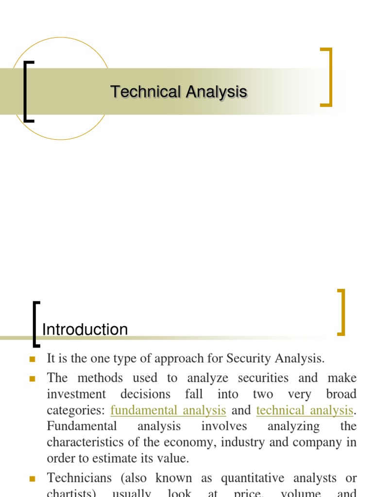 11 Technical Analysis & Dow Theory | PDF | Technical Analysis | Market