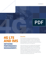 4G Lte and Ims: Network Performance Management