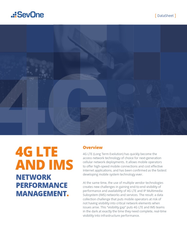 4G Lte and Ims: Network Performance Management | PDF | Ip Multimedia ...