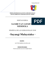 Kertas Kerja Sambutan Kebangsaan 2018