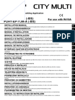 Mitsubishi Electric PUHY-P YJM-A PUHY-EP YJM-A Installation Manual Eng