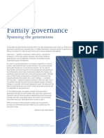 Family Governance: Spanning The Generations