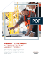 Contract Management:: A Combination of Art and Best Practice