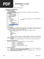 TD Seconde Algorithmes Variables Affichage Td2