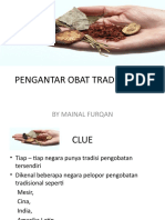 Sejarah Pengembangan Obat Tradisional