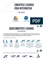 Aquecimentos simétricos e assimétricos para iniciantes em yoga integrativa