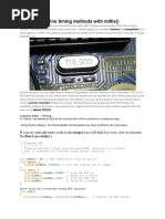 Millis For Arduino