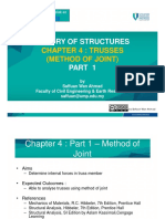 Chapter 4 Part 1 - Truss Method of Joints
