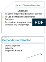 1.3: Use Midpoint and Distance Formulas