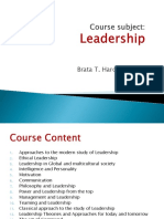 1 Leadership Course
