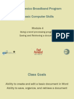Basic Computer Skills - Module 4