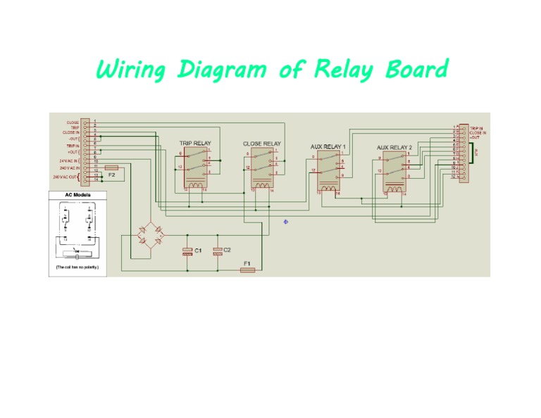 Wiring Diagram of Relay Board PDF