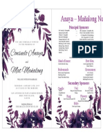 Anaya - Mañalong Nuptials: Principal Sponsors