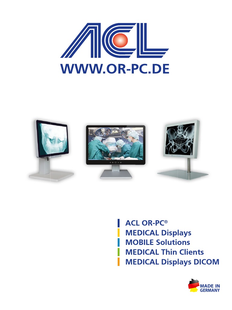 WWW - Or-Pc - De: Acl Or-Pc MOBILE Solutions Medical Displays Dicom ...