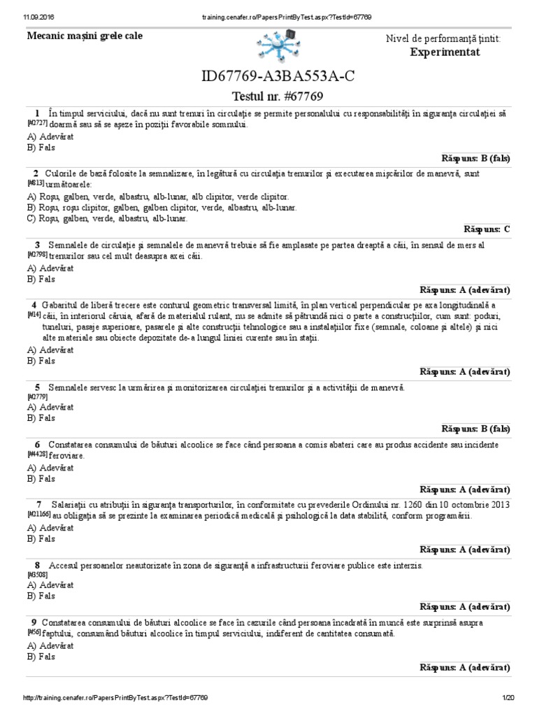 Test NR 1 | PDF