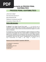 Transcripción de Proceso Penal Guatemalteco
