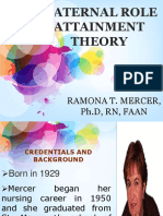 Maternal Role Attainment Theory by Dr. Ramona Mercer