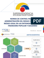 Control de Riesgo Superintendencia Economia Popular y Solidaria Ecuador