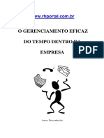 Apostila O Gerenciamento Eficaz Do Tempo Dentro Da Empresa