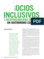 Negocios Inclusivos y Resonsabilidad Social Un Matrimonio Complejo - Reficco