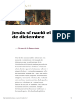 Jesuús Sí Nació El 25 de Diciembre