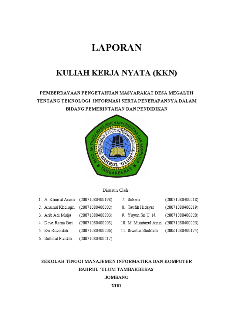 Laporan Kkn