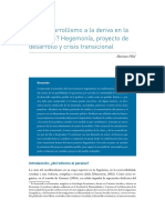 Féliz, Mariano. Neodesarrollismo A La Deriva en La Argentina PDF