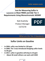 XOS Best Practices For Tier 3 Sulphur