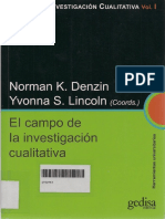 El Campo de La Investigación Cualitativa. Norman K. Denzin e Yvonna S. Lincoln (Coords.)