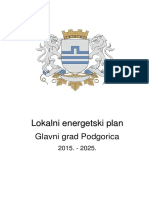 Lokalni Energetski Plan Glavnog Grada Podgorice 2015-2025