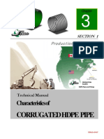 Characteristics Of: Corrugated Hdpe Pipe