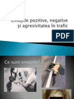 Emoțiile Pozitive, Negative Și Agresivitatea În Trafic