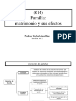 Familia Matrimonio y Sus Efectos