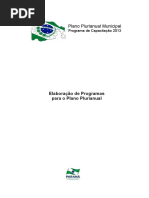 Curso de Elaboracao de Programas PPA