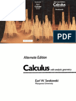 Swokowski Calculus With Analytic Geometry