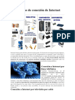 Los Tipos de Conexión de Internet