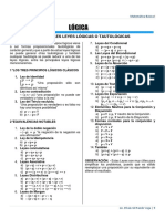 Leyes de Lógica Proposicional PDF