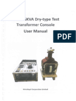 Manual Test transformer console .pdf