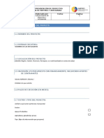 Esquema de un Proyecto socioproductivo