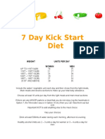 7 Day Kick Start Diet Meal Plan